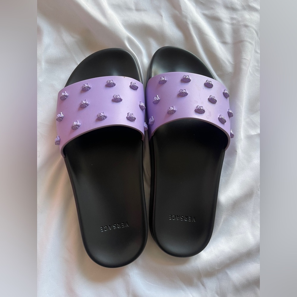 Versace Medusa stud slides